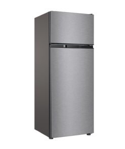 TCL Fridge 207lts F270TM Top-Mount Double Door Dark Silver Refrigerator