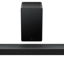 Experience revolutionary cinematic audio with the TCL TCL Q65H 5.1ch High-end Home Theater Soundbar RAY·DANZ 5.1 Soundbar. Featuring proprietary Sound Arc Design and Dolby Atmos/DTS:X, this system delivers a truly immersive 3D surround sound experience. Includes a powerful 580W wireless subwoofer and AI room calibration.