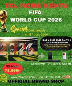 TCL 55C655 55 Inch QLED Pro Google TV  Combo (TV + S55H Soundbar + TV Guard + Wall Bracket)
