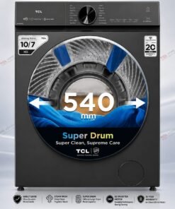 TCL Super Drum  C510WDG 10/7KG Wash & Dry Wahing Machine with Wi-Fi
